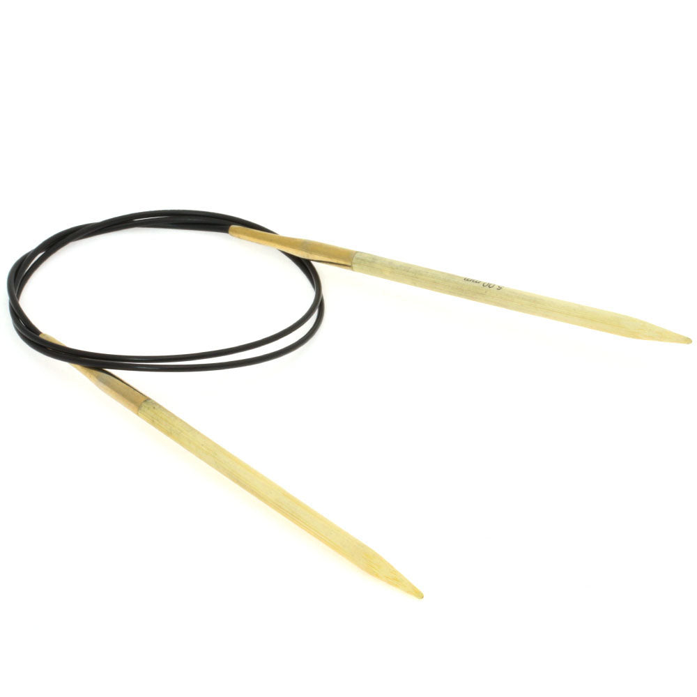 Circular knitting needle - Bamboo - 80 cm